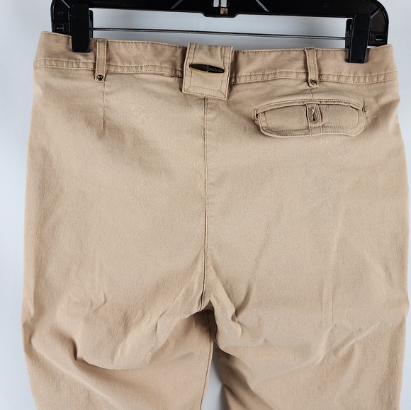 Jamie Sadock Womens Skinnylicious Golf Knee Capri Tan Size 4 (28x14) - Picture 9 of 10